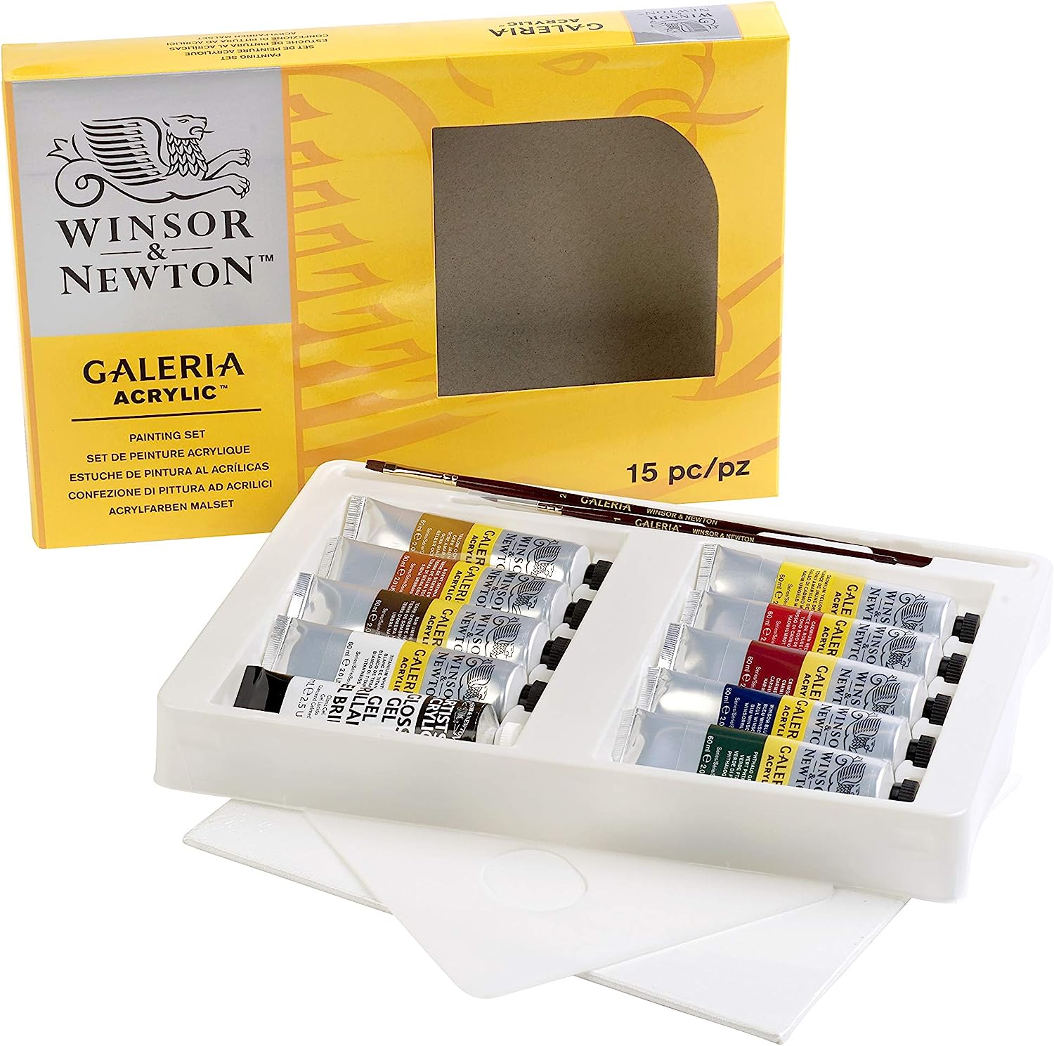 Winsor & Newton Galeria Acrylic Paint, 10 x 60ml (2-oz), Complete 14 Piece Set - Image 3